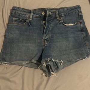 Old Navy Jean shorts. Sky-Hi ALine. Size 12. 4 buttons